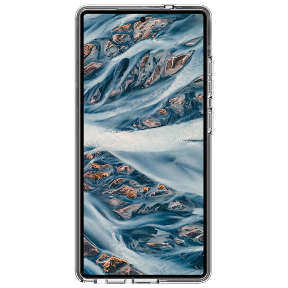 Étui rigide ajusté Iceland Pro Qi2 de Dbramante1928 pour Galaxy S25 Ultra - Transparent