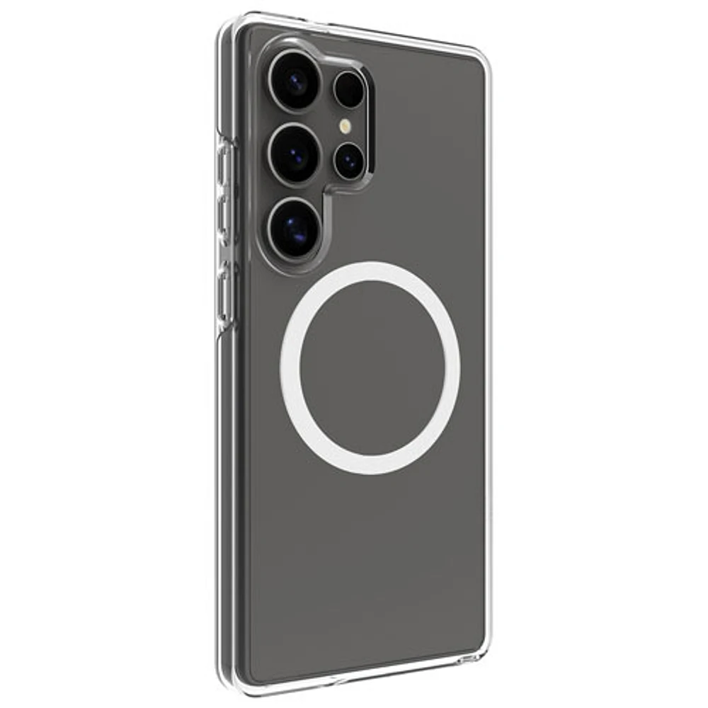 Étui rigide ajusté Iceland Pro Qi2 de Dbramante1928 pour Galaxy S25 Ultra - Transparent
