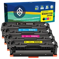 TToner Black/Colour Toner Cartridge Compatible with HP (TT-414A) - 4 Pack