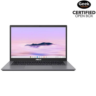 Boîte ouverte - Chromebook Plus à écran tactile 14 po CX34 d'ASUS - Gris rocheux (Core i3-1215U d'Intel/RAM 8 Go/SSD 128 Go/ChromeOS)