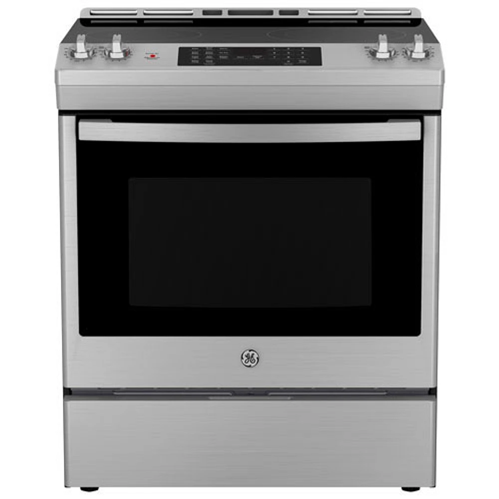 Open Box - GE Profile 30" 6.2 Cu. Ft. 5-Element Electric Air Fry Range (PCB905YVFS) - Scratch & Dent