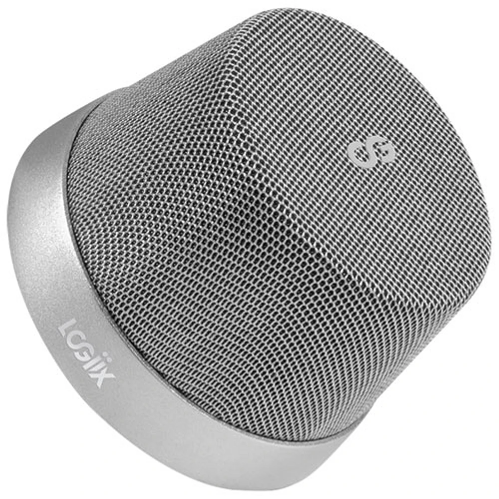 Haut-parleur Bluetooth sans fil Blue Piston Mini Mag de LOGiiX - Argenté