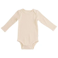Loulou Lollipop Waffle Bodysuit (0-3 Months) - Coconut Milk