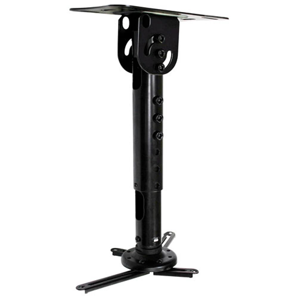 Kanto P301 Projector Ceiling Mount for Sloped Ceilings - Black