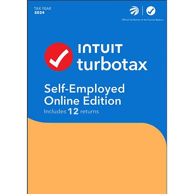 TurboTax Self Employed Online Edition 2024 (PC/Mac) - 12 Returns - Digital Download