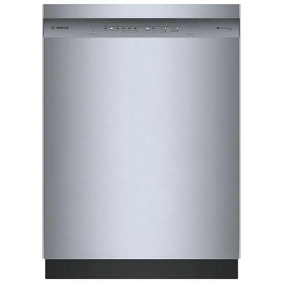 Lave-vaisselle encastrable 24 po 48dB série 300 de Bosch avec cuve en inox (SHE41CM5N) - Inox