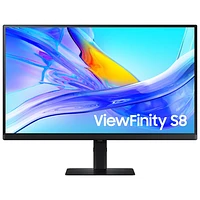 Samsung ViewFinity S8 27" 4K Ultra HD 60Hz 5ms GTG IPS LED Monitor (LS27D802UANXGO) - Black