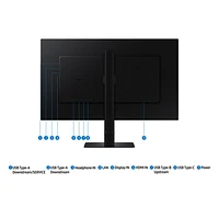 Samsung ViewFinity S8 27" 4K Ultra HD 60Hz 5ms GTG IPS LED Monitor (LS27D802UANXGO) - Black
