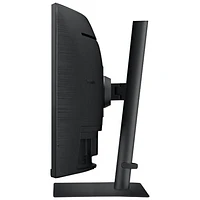 Moniteur FreeSync DEL incurvé VA QHD 100 Hz de 34 po de Samsung avec temps de réponse gris à gris de 5 ms (LS34A650UBNXGO) - Noir