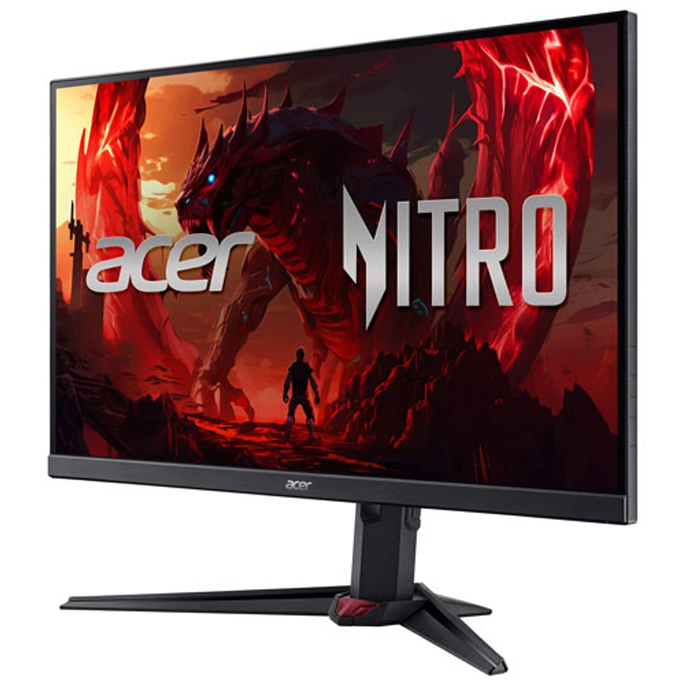 Moniteur jeu FreeSync DEL IPS HD int. 0,5 ms gris à gris 200 Hz 23,8 po Nitro d'Acer (XV240Y) - Noir