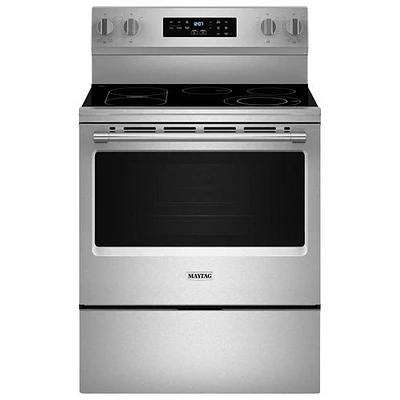 Open Box - Maytag 30" 5.3 Cu. Ft. Self-Clean Electric Air Fry Range (YMFES6030RZ) - Scratch & Dent