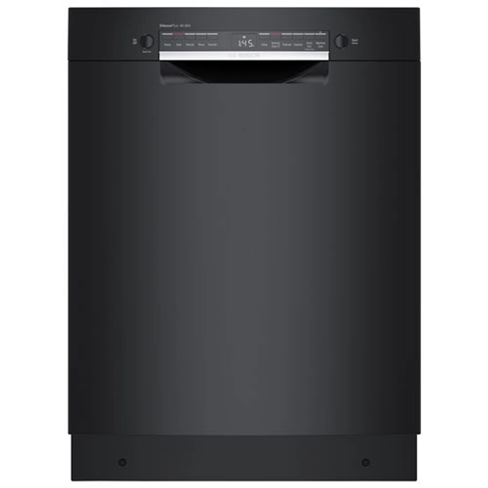 Open Box - Bosch 300 Series 24" 46dB Built-In Dishwasher w/SS Tub (SGE53C56UC) - Black - Scratch & Dent