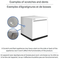 Open Box - Bosch 300 Series 24" 46dB Built-In Dishwasher w/SS Tub (SGE53C56UC) - Black - Scratch & Dent