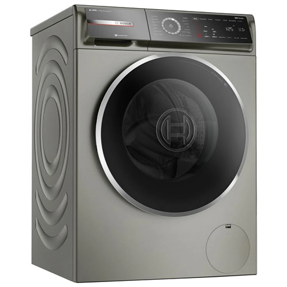 Laveuse à chargement frontal compacte haute efficacité de 2,4 pi³ série 800 de Bosch (WGB246AXUC) - Acier perlé