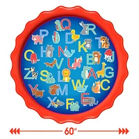 Splash Buddies Outdoor 60" Alphabet Sprinkler Spray Mat (BH78202)