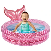 Splash Buddies Mermaid Inflatable Kiddie Pool (BH72360) - Pink