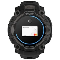 Garmin Instinct 3 AMOLED 45mm Bluetooth Multisport Smartwatch - Black