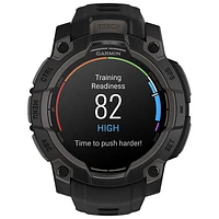 Garmin Instinct 3 AMOLED 45mm Bluetooth Multisport Smartwatch - Black
