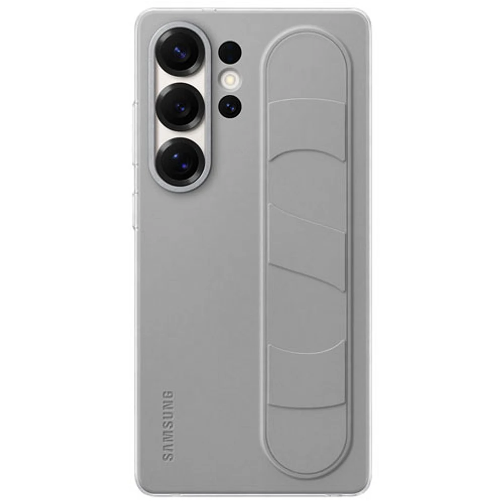 Étui rigide ajusté Standing Grip de Samsung pour Galaxy S25 Ultra - Gris