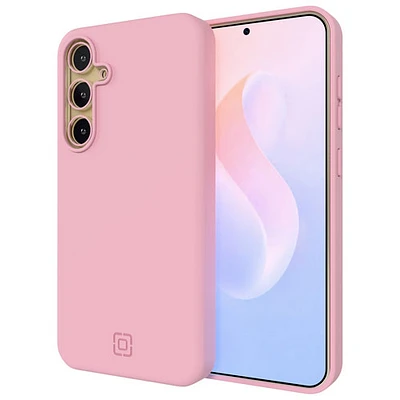 Étui souple ajusté en silicone Sensor d'Incipio avec protecteur de lentille pour Galaxy S25 - Rose