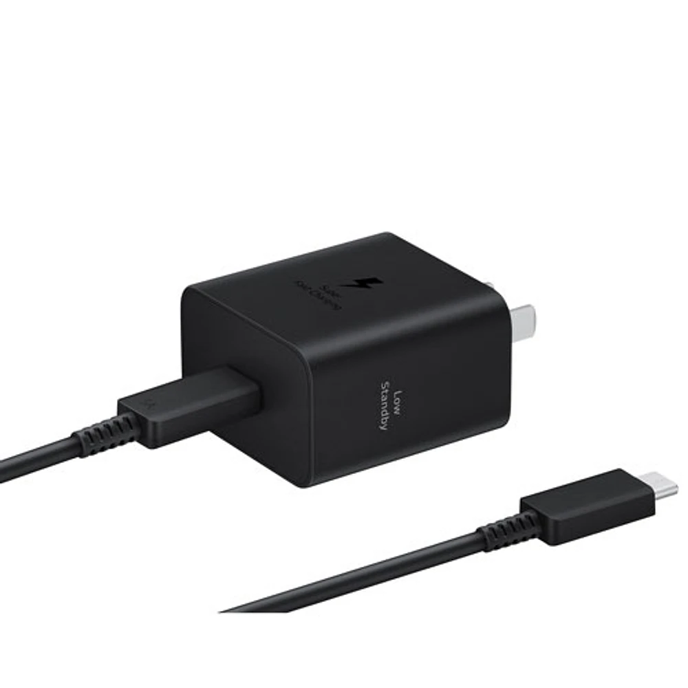 Adaptateur d'alimentation USB-C de 45W de Samsung (EP-T4511NBEGCA) - Noir