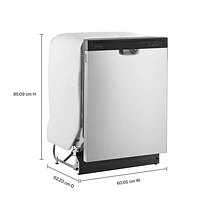 Amana 24" 59dB Built-In Dishwasher with Third Rack (ADFS2524RS) - Stainless Steel