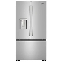 Whirlpool 36" 29.58 Cu. Ft. French Door Refrigerator with Water & Ice Dispenser (WRFF3536SZ) - Stainless Steel
