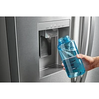 Whirlpool 36" 29.58 Cu. Ft. French Door Refrigerator with Water & Ice Dispenser (WRFF3536SZ) - Stainless Steel