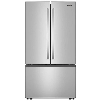 Réfrigérateur à deux portes 30,52 pi³ 36 po avec distributeur d'eau de Whirlpool (WRFF3336SZ) - Inox