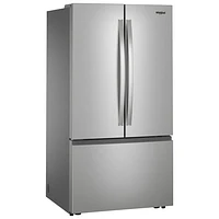 Whirlpool 36" 30.52 Cu. Ft. French Door Refrigerator with Water Dispenser (WRFF3336SZ) - Stainless Steel
