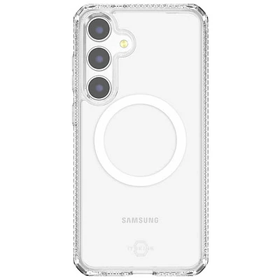 Étui rigide ajusté Hybrid_R d'Itskins pour Galaxy S25+ (Plus) - Transparent