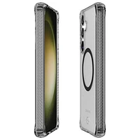 Étui rigide ajusté Hybrid_R/Vapor d'Itskins pour Galaxy S25+ (Plus) - Fumée