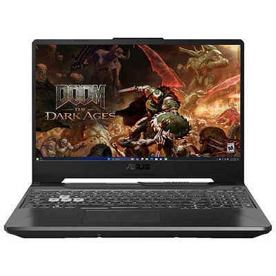 Portable de jeu de 15,6 po TUF Gaming A15 d'ASUS - Noir graphite (Ryzen 5 7535HS d'AMD/RAM 16 Go/SSD 1 To/GeForce RTX 3050)