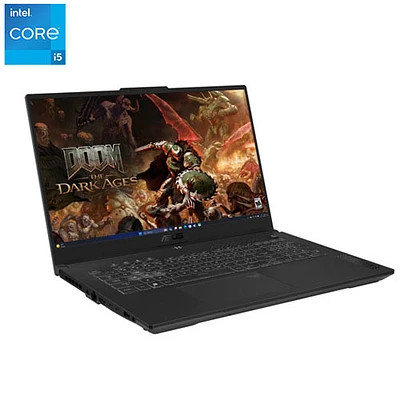 Portable de jeu 17,3 po TUF Gaming F17 d'ASUS - Gris méca (Core i5 210H Intel/RAM 16 Go/SSD 1 To/GeForce RTX 4050)