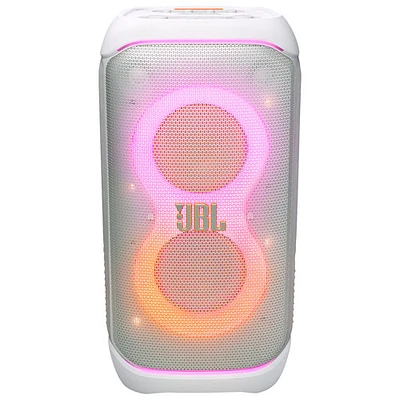 Haut-parleur de fête portatif PartyBox Stage 320 de JBL - Blanc
