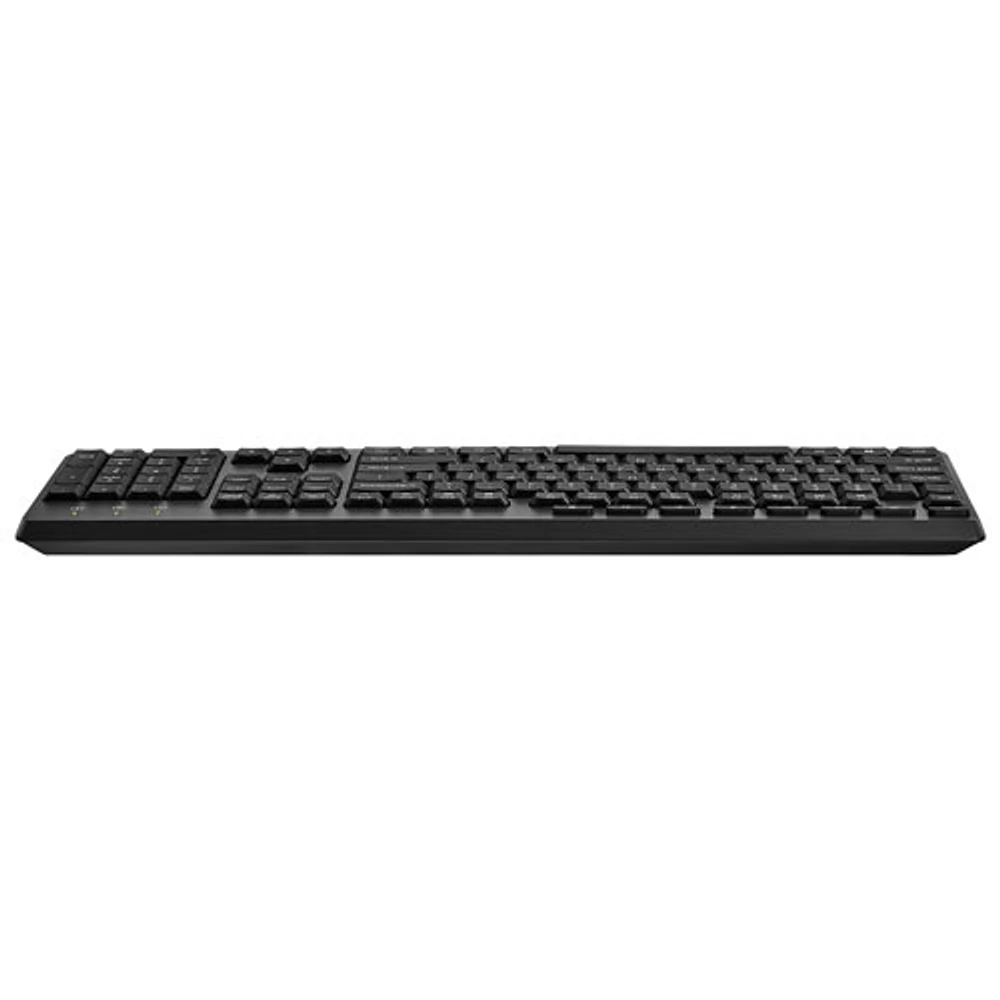 Ensemble clavier et souris ergonomiques sans fil 2,4G de Best Buy Essentials - Anglais