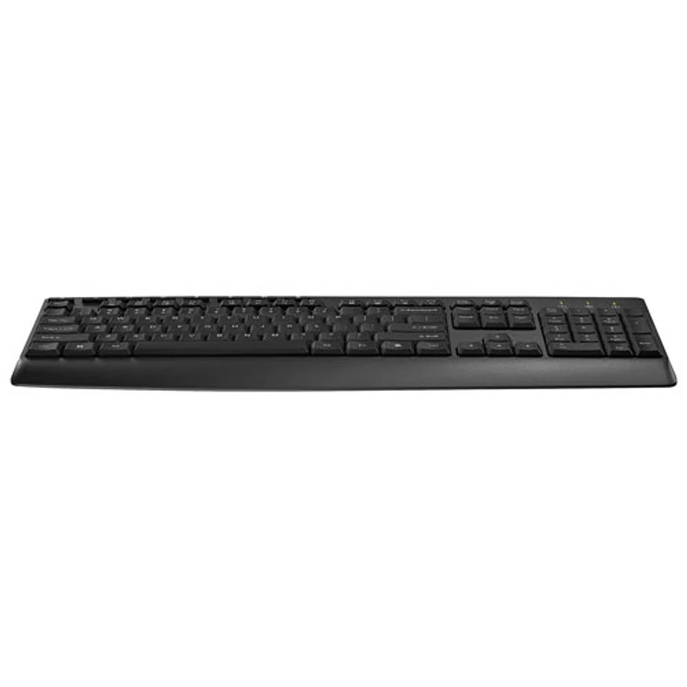 Ensemble clavier et souris ergonomiques sans fil 2,4G de Best Buy Essentials - Anglais