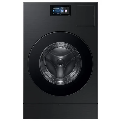 Duo laveuse-sécheuse électrique de 6,1 pi³ de Samsung (WD90F53AVBAC) - Noir brossé
