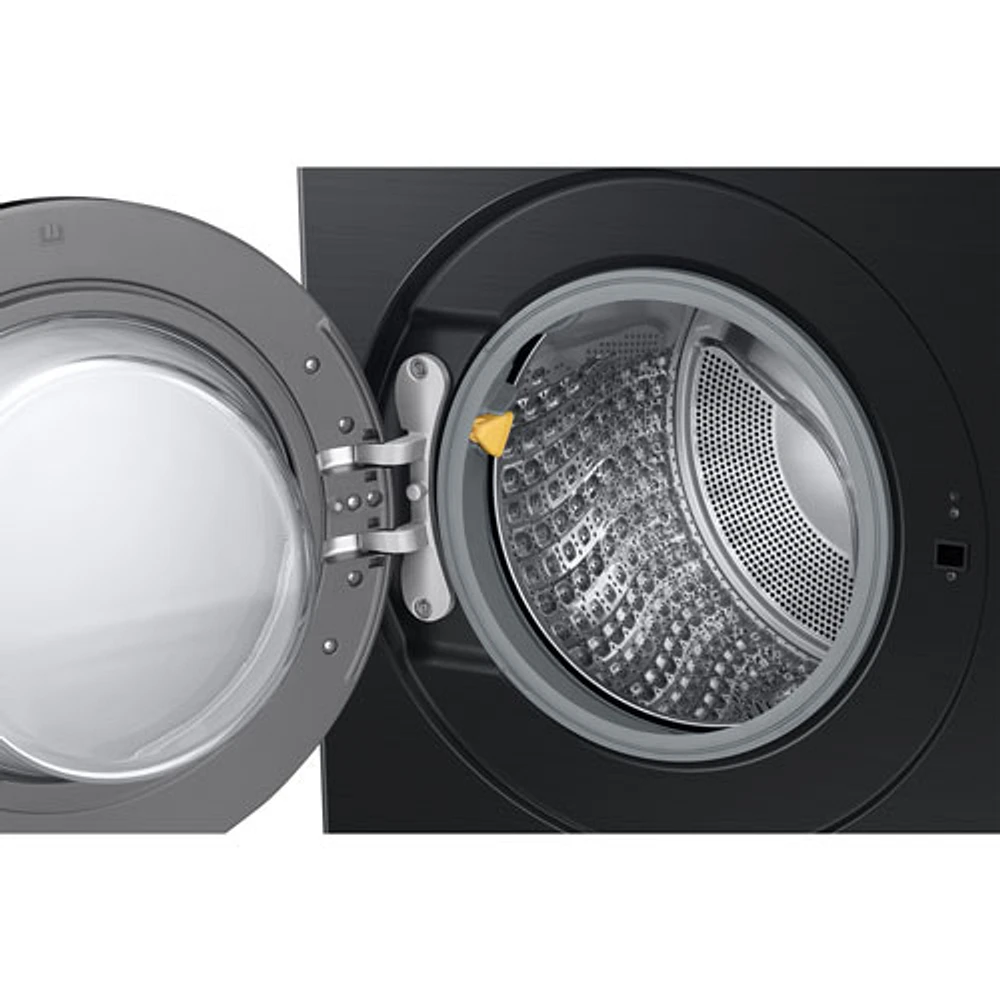 Duo laveuse-sécheuse électrique de 6,1 pi³ de Samsung (WD90F53AVBAC) - Noir brossé