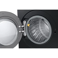 Duo laveuse-sécheuse électrique de 6,1 pi³ de Samsung (WD90F53AVBAC) - Noir brossé