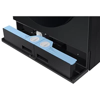 Duo laveuse-sécheuse électrique de 6,1 pi³ de Samsung (WD90F53AVBAC) - Noir brossé