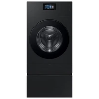 Duo laveuse-sécheuse électrique de 6,1 pi³ de Samsung (WD90F53AVBAC) - Noir brossé