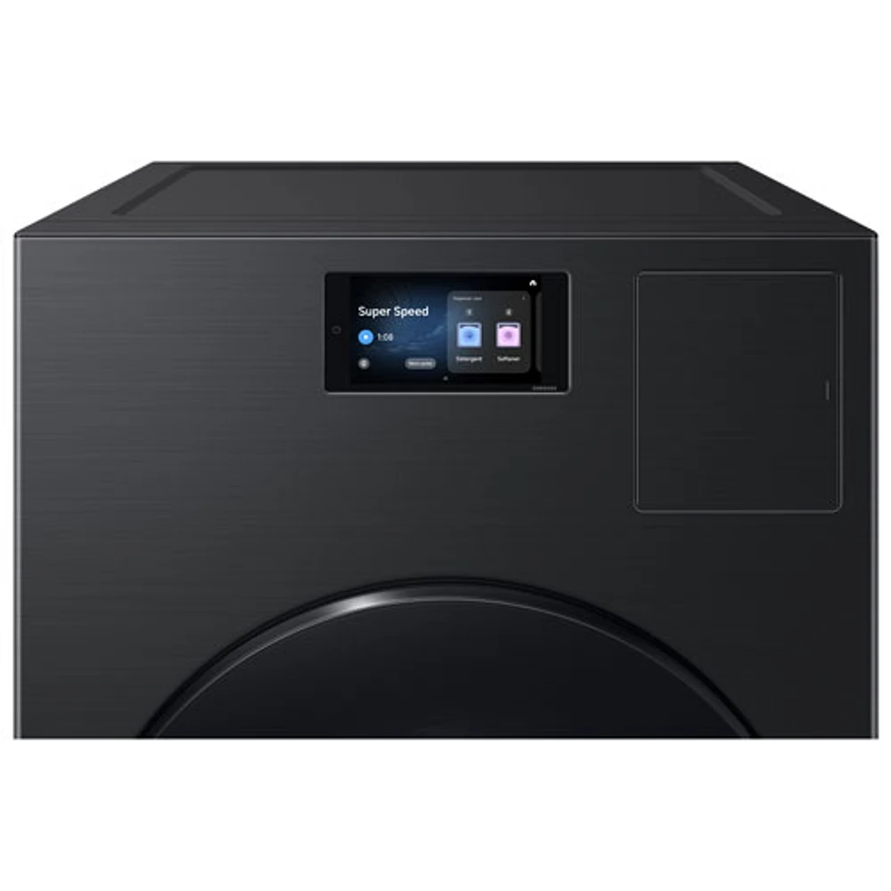Duo laveuse-sécheuse électrique de 6,1 pi³ de Samsung (WD90F53AVBAC) - Noir brossé