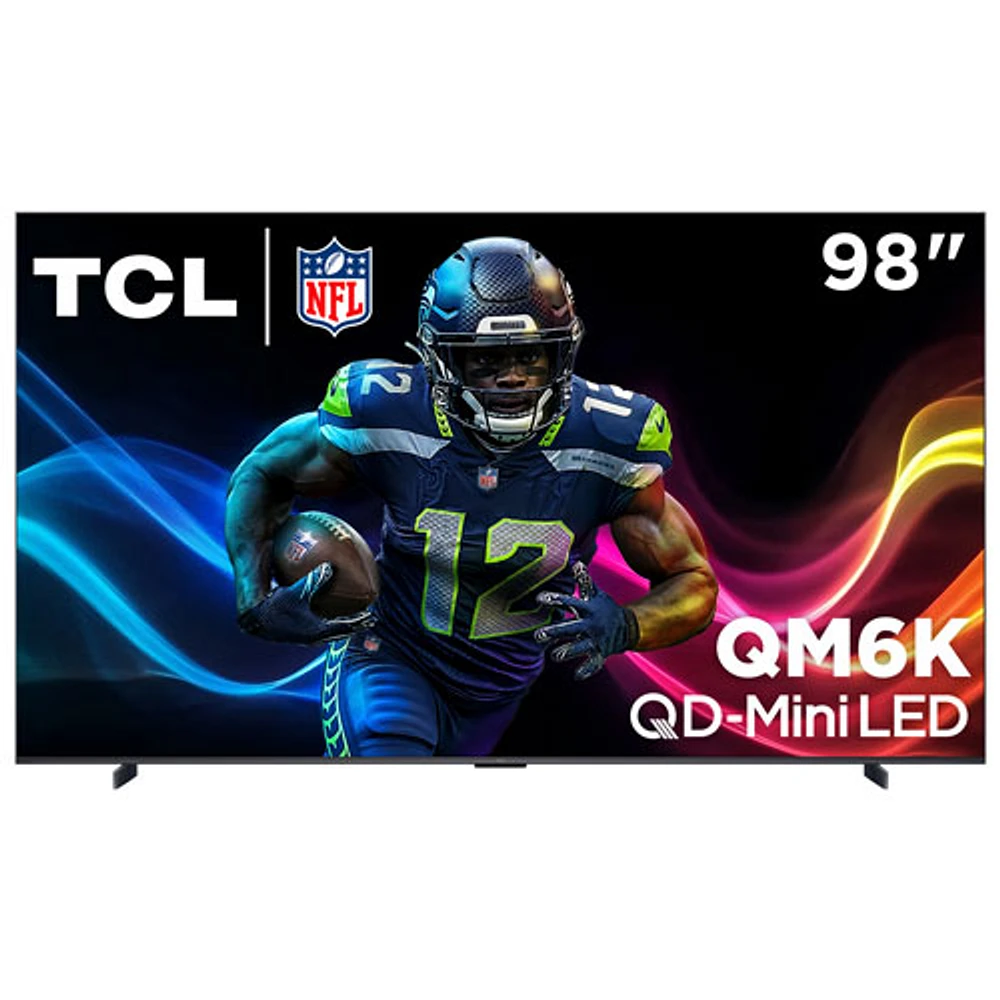 TCL 98" QM6K Series 4K UHD HDR QD-Mini LED Smart Google TV (98QM6K) - 2025