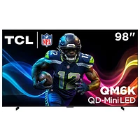 TCL 98" QM6K Series 4K UHD HDR QD-Mini LED Smart Google TV (98QM6K) - 2025
