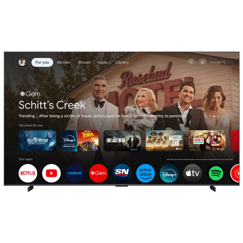 TCL 98" QM6K Series 4K UHD HDR QD-Mini LED Smart Google TV (98QM6K) - 2025