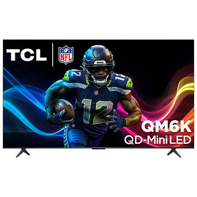 TCL 85" QM6K Series 4K UHD HDR QD-Mini LED Smart Google TV (85QM6K) - 2025