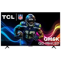 TCL 85" QM6K Series 4K UHD HDR QD-Mini LED Smart Google TV (85QM6K) - 2025