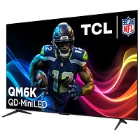 TCL 85" QM6K Series 4K UHD HDR QD-Mini LED Smart Google TV (85QM6K) - 2025
