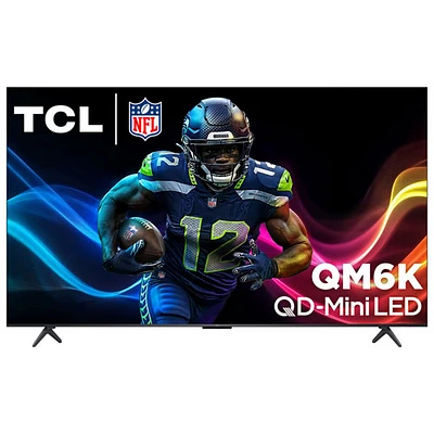 TCL 75" QM6K Series 4K UHD HDR QD-Mini LED Smart Google TV (75QM6K) - 2025
